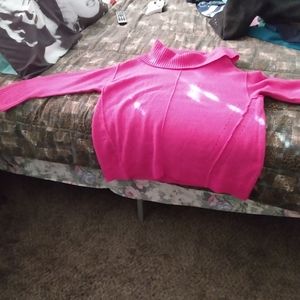 Hot pink sweater